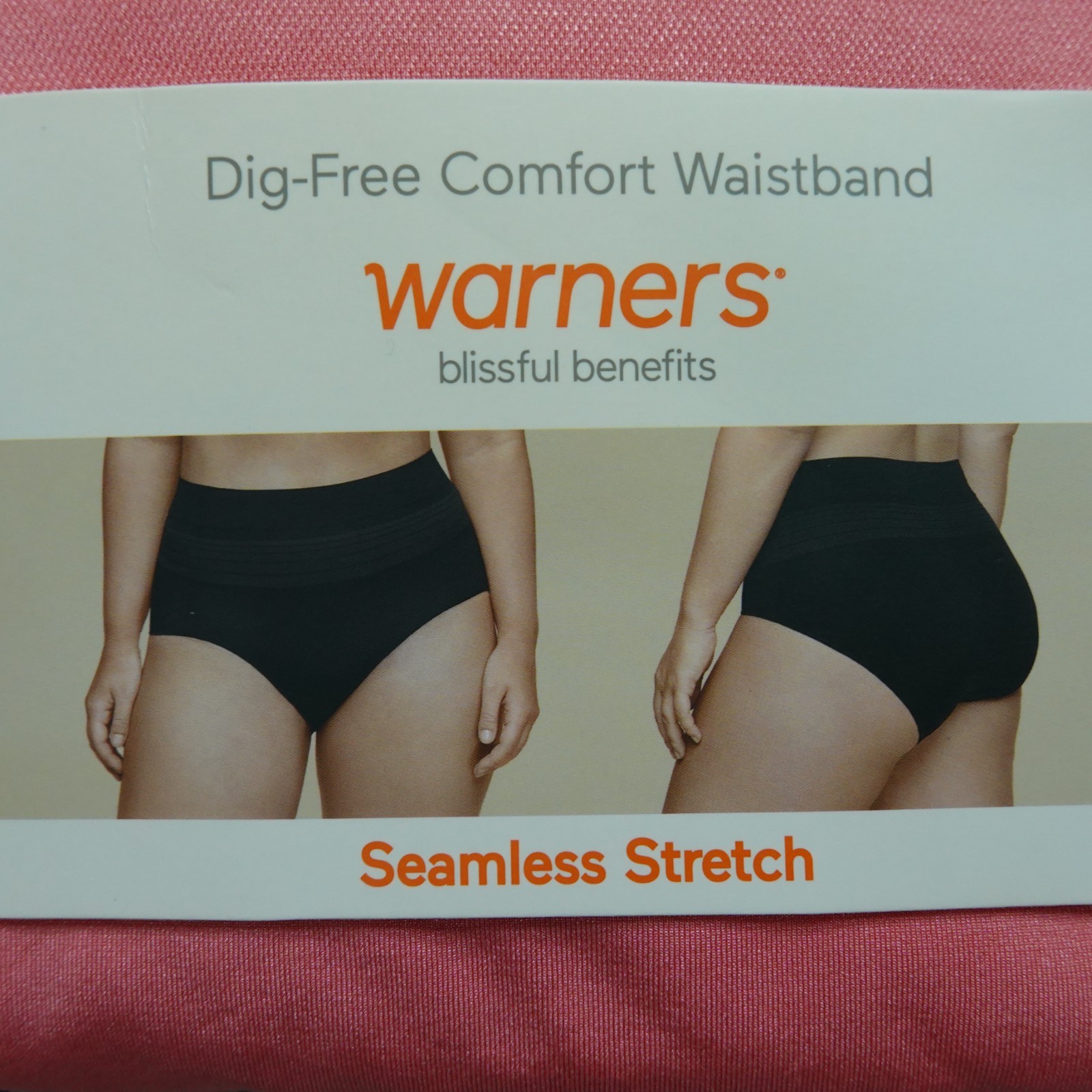 Warners Underwear Womens Extra Large 16/18 Briefs Blissful Benefits 3 Pairs