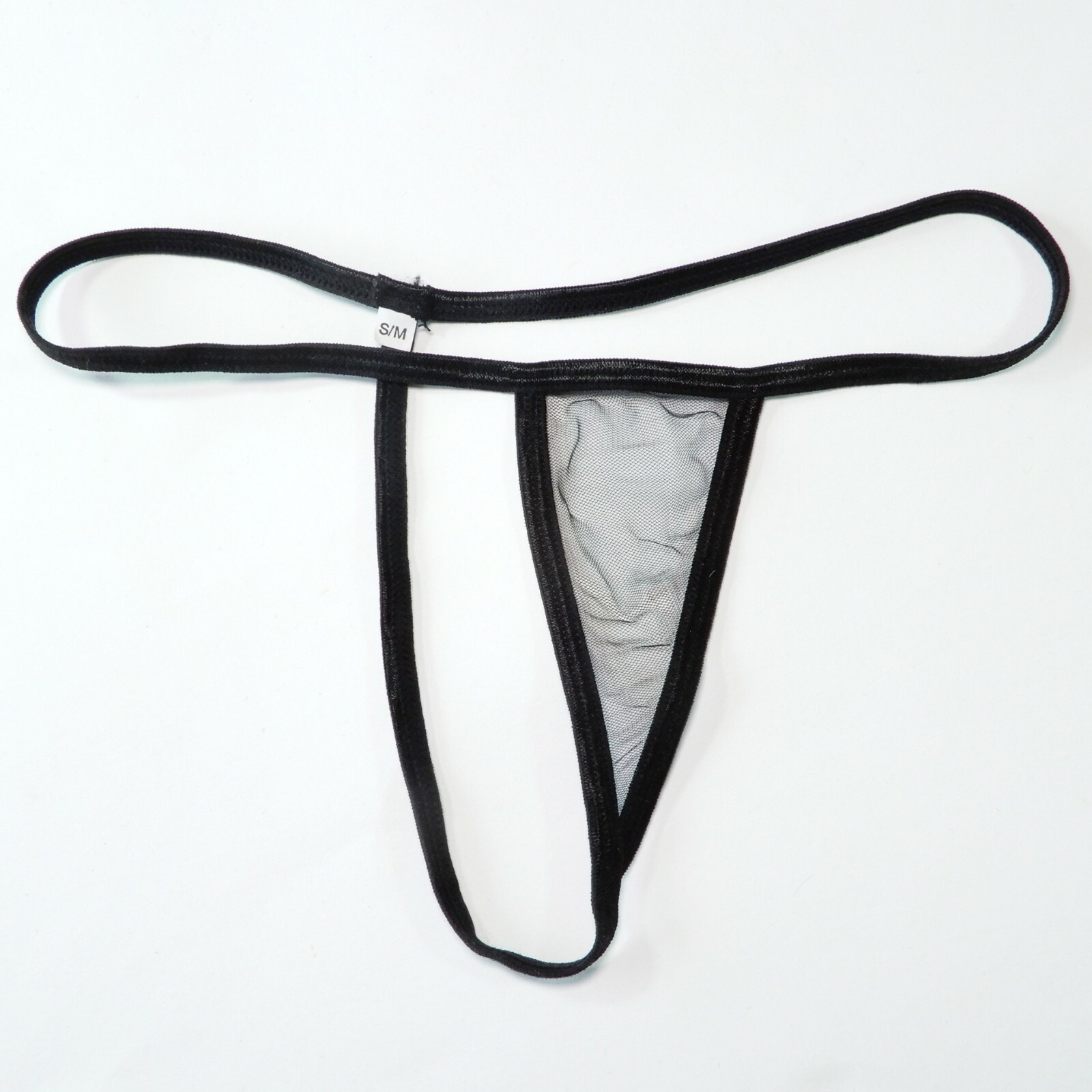W8019 Womens Ladies String Thong C-thru Tulle