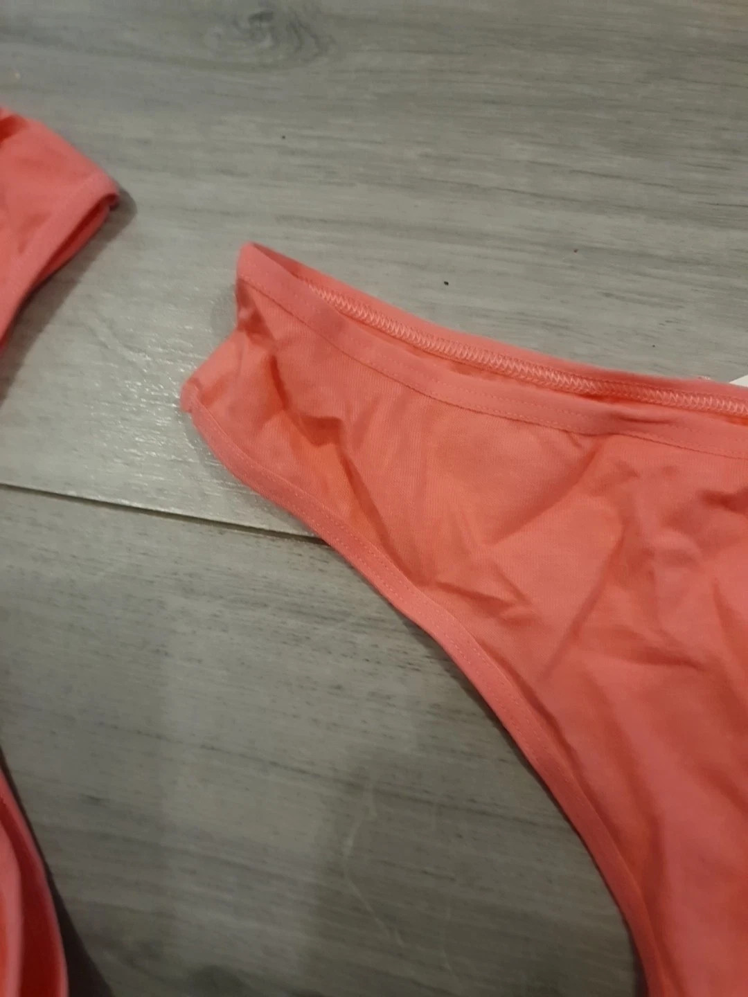 BNWT Job Lot Bright Pink & Coral Embroidered Briefs Size 8-10 x 9