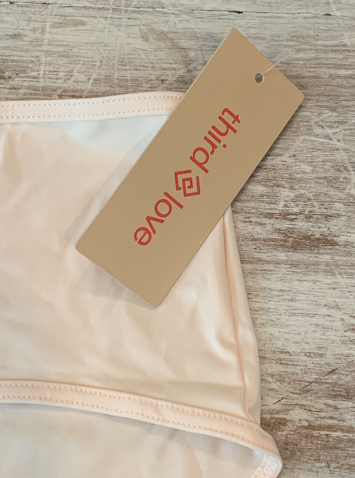2 Third Love Nylon Spandex Hipster Panties Anthracite and Soft Pink Underwear