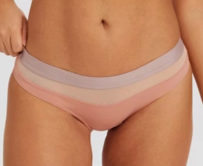 NEW Parade Women’s Play Mid Rise Briefs Panties Sugar Cookie Size 3XL