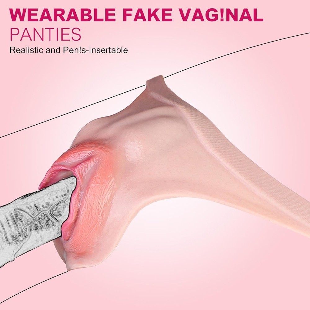 Men’s Hiding Gaff Panties Silicone Thong Panties for Crossdressing Transgender