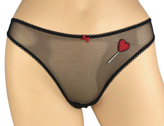 VICTORIA’S SECRET TEASE HIGH LEG SCOOP LOLLIPOP HEART THONG PANTY XS S M L XL