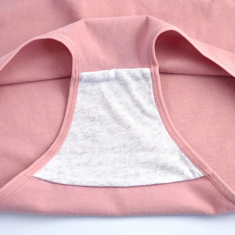 220lbs Women High Waist Cotton Panties Briefs Underwear Soft Underpants 3Pcs