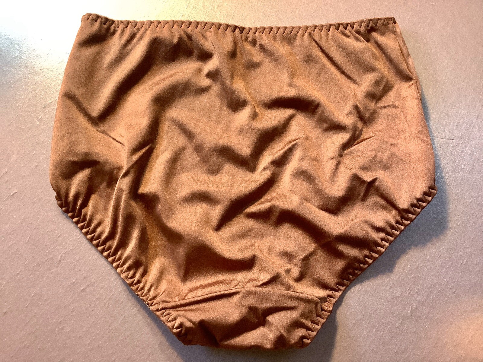 Women Panties,Brief Bikinis”Ilusion”Size L.Shiny Soft Silky Satin Floral Mexico