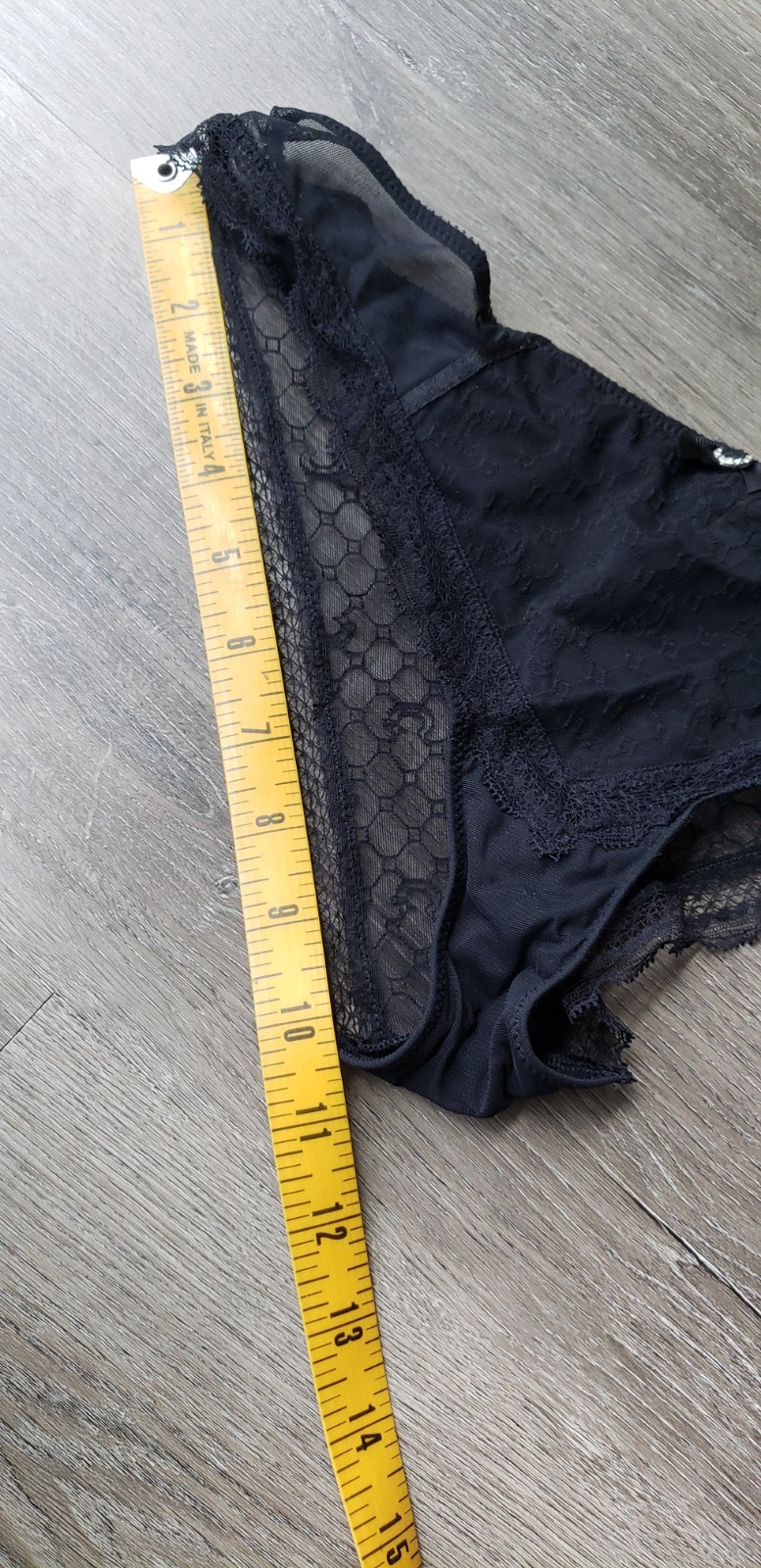 NEW Chantelle 3643 SHEER Black Lace Brazilian Panties Sz S Panty Nordstrom READ