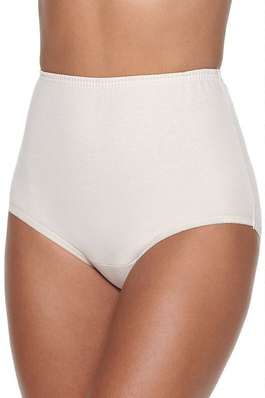 Vanity Fair Perfectly Classic Cotton 3-Pk Brief Panty Set 15320 Multi C. Sz.8/XL