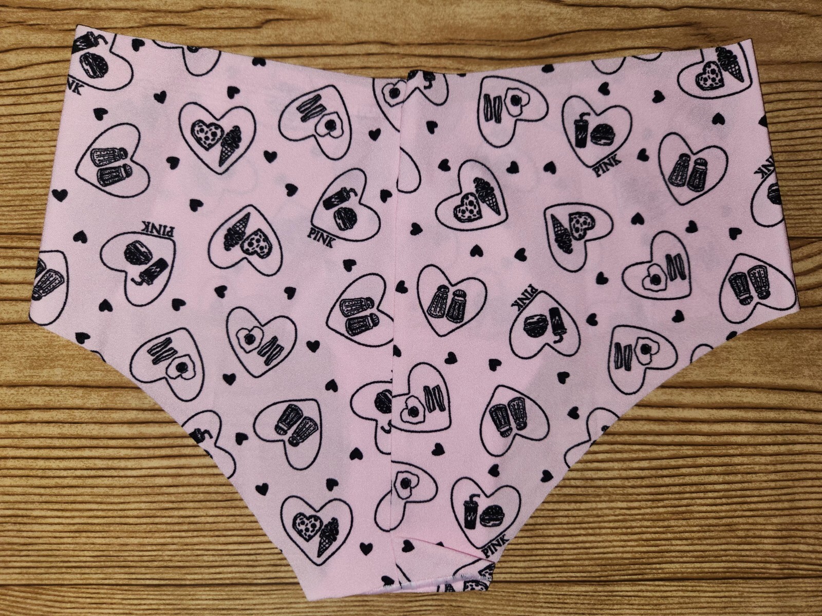 Victoria’s Secret PINK NoShow Cheeky Panties Size Medium Color Pastel Pink 🍔🥤❤
