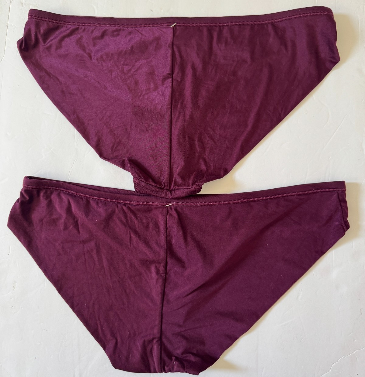 Victoria’s Secret Cheekini / Culotte Bikini Burgundy Panty M Pack of 2