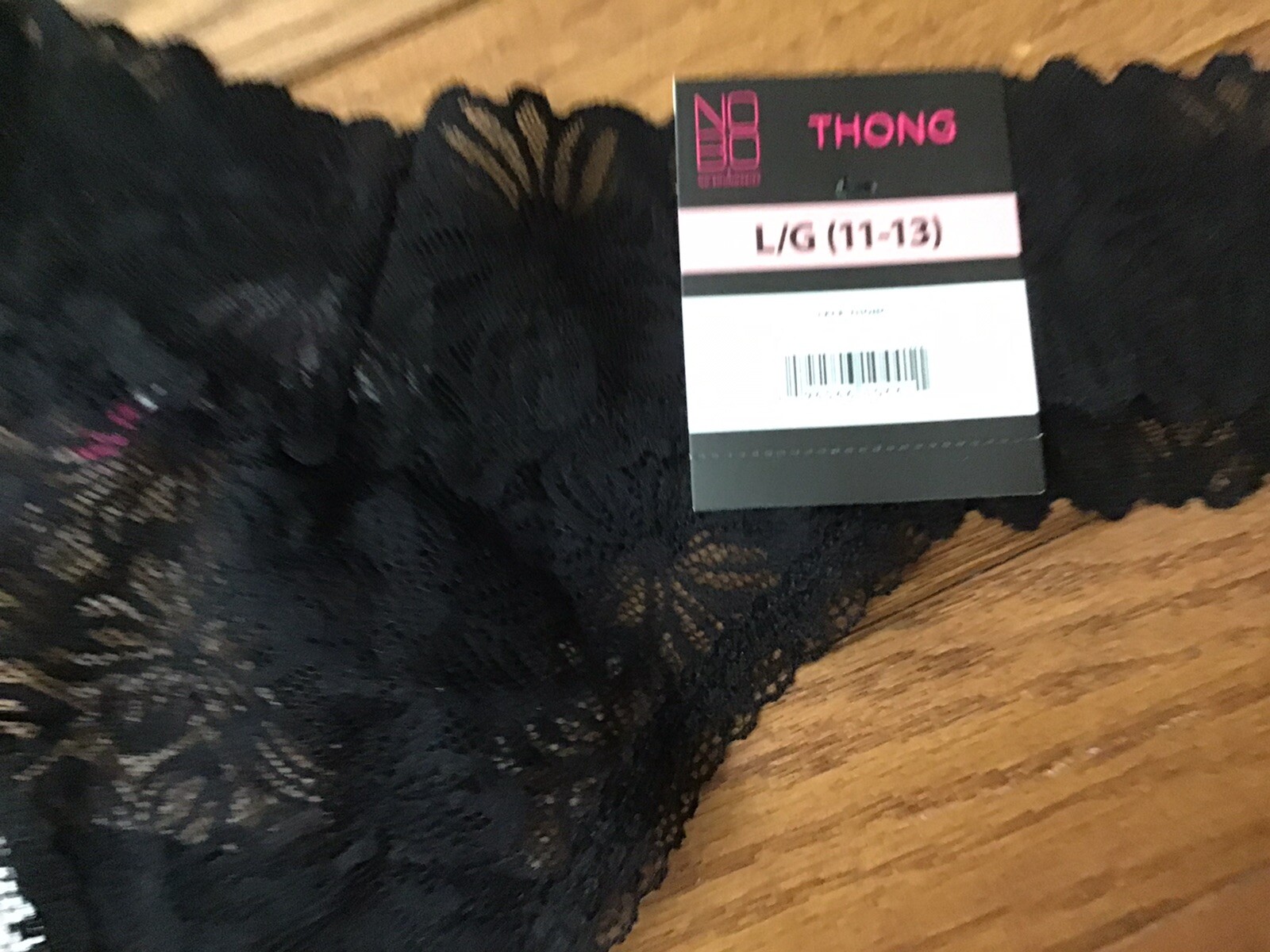NWT NOBO No Boundaries Thong Panties Size Large (LOT OF 3 Thongs) (T15-10)