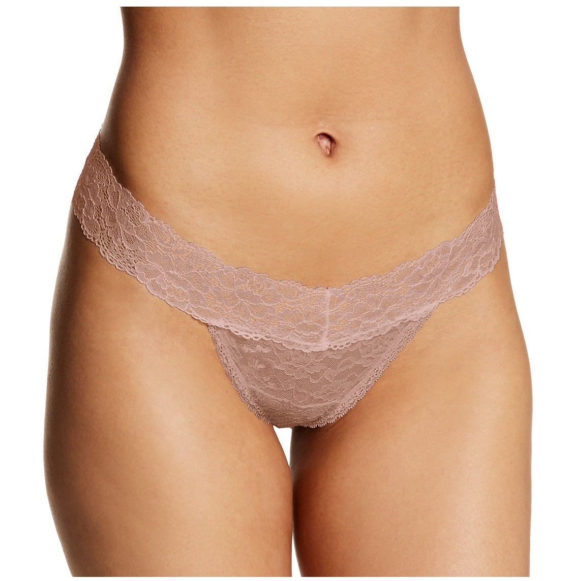Maidenform All-Over Lace Thong Women’s Evening Blush Size 8 X Large