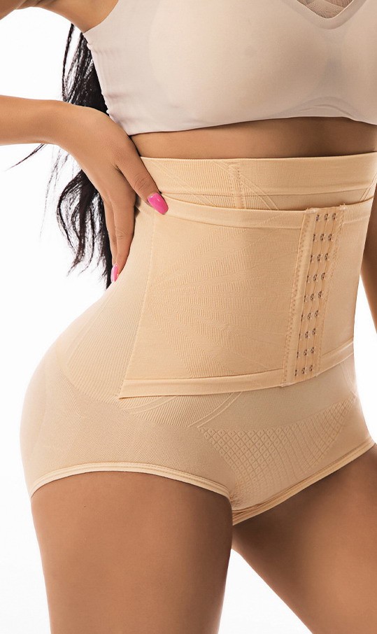 Women Panty Girdle Abdomen High Waist Tummy Control Plus size Underpants 33551
