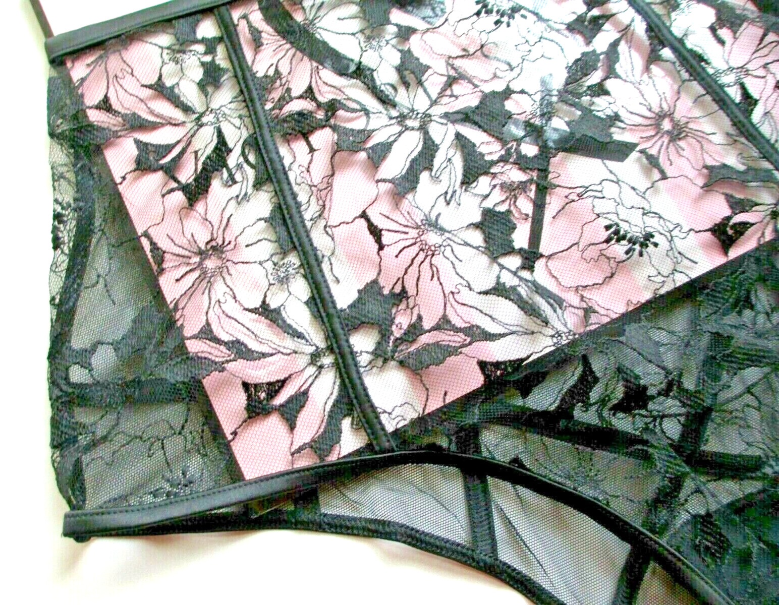 VICTORIA’S SECRET VERY SEXY High Waist Cheeky Brief Panty VS Black Lace S M NWT