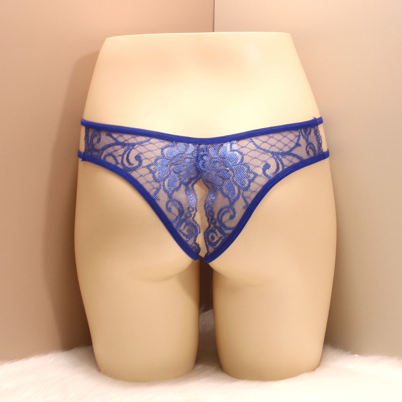 3pc Knickers Hollow Out Lace Crotchless Briefs Cheeky Panties Lingerie Underwear