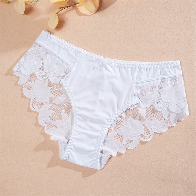 4 Pack Lot Sexy Womens Lace Panties Brief Lingeries Ladies Underwear Sissy Sheer
