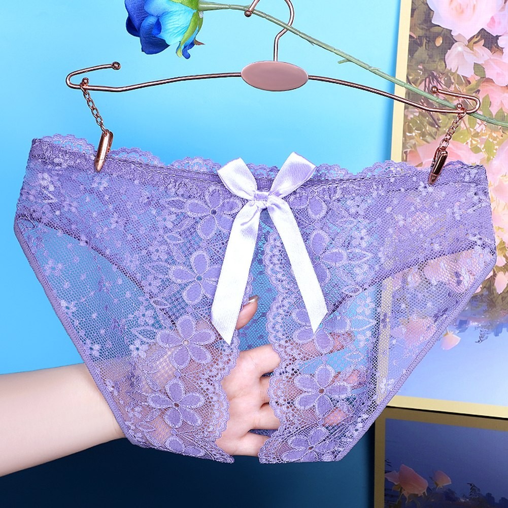 Glamorous Womens SeeThrough Panties featuring a Unique Crotchless Style