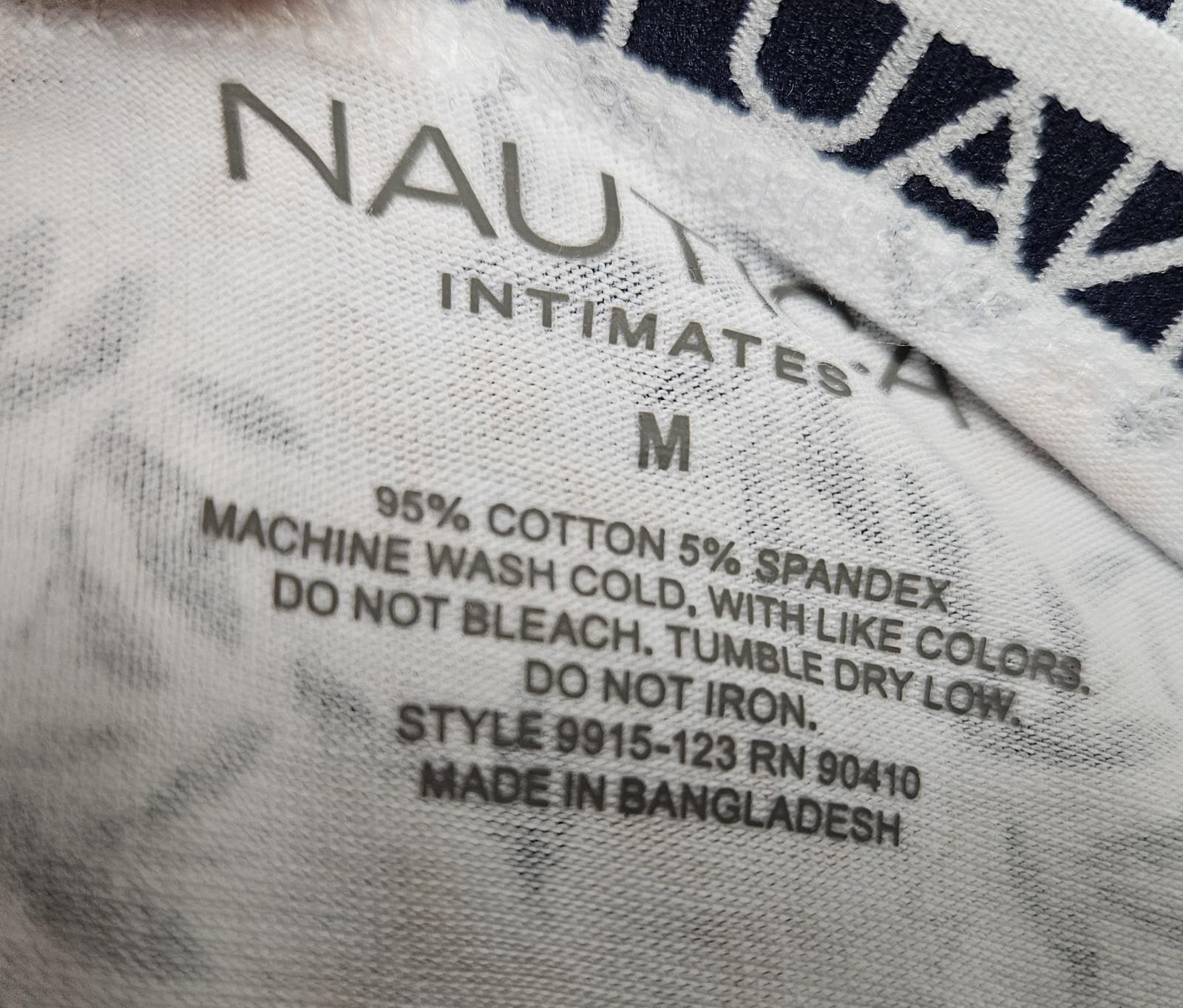 NAUTICA Women L XL 5 Pack Logo Cotton Hipsters Panties Gray Beige Navy White