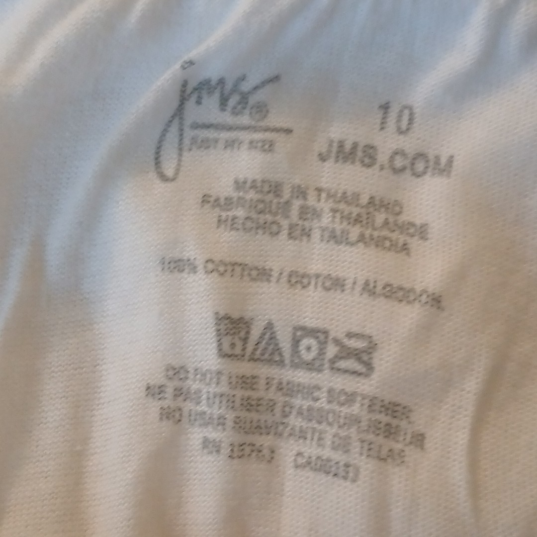 Just My Size Brief Panty 3 Pair 100% Cotton Panties Vtg Y2K 2000 New Size 10