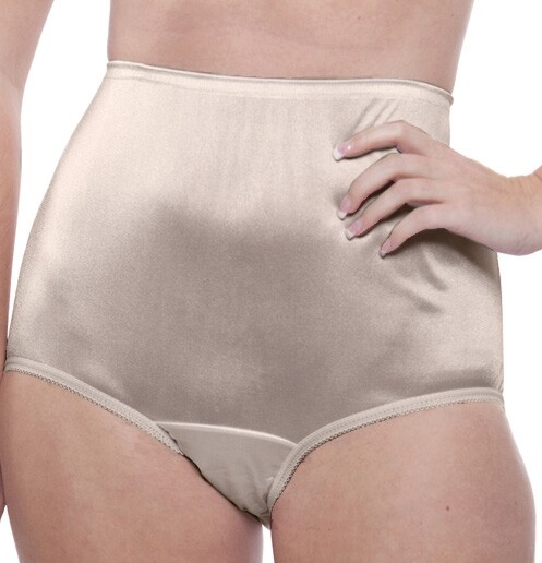 NEW SOFT SHEER FULL BRIEF NYLON PANTIES, TERI LINGERIE, IN SIZES AND COLORS
