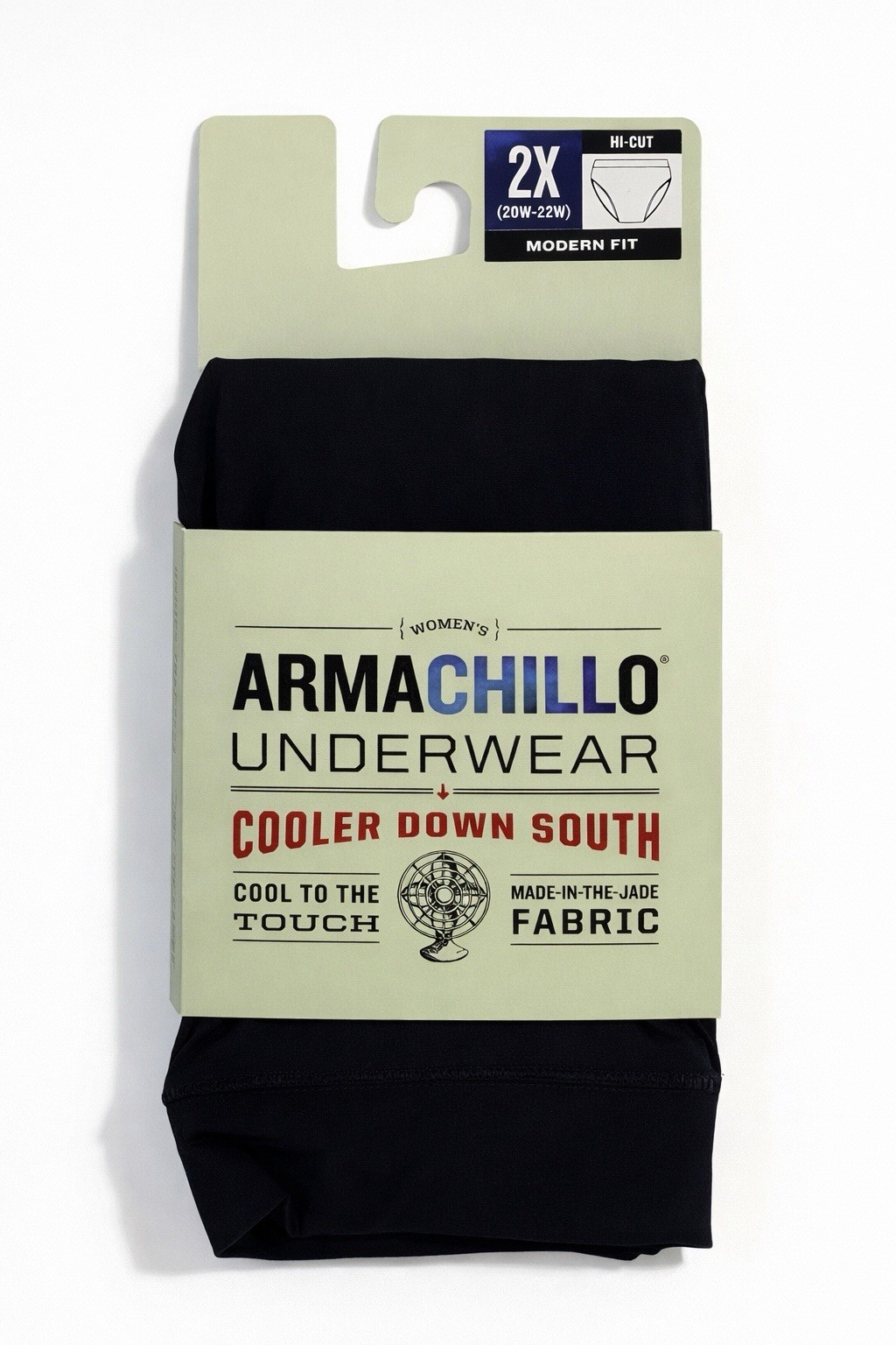 Duluth Women’s Armachillo Cooling Underwear Hi-Cut Brief/Black Size 2X (20w-22w)