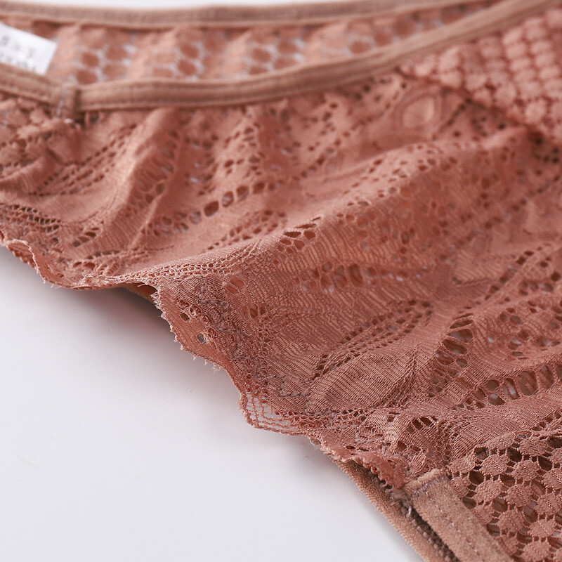 4 Packs Lot Womens Sexy See Through Panties Thong G string Lace Mesh Tanga Brief
