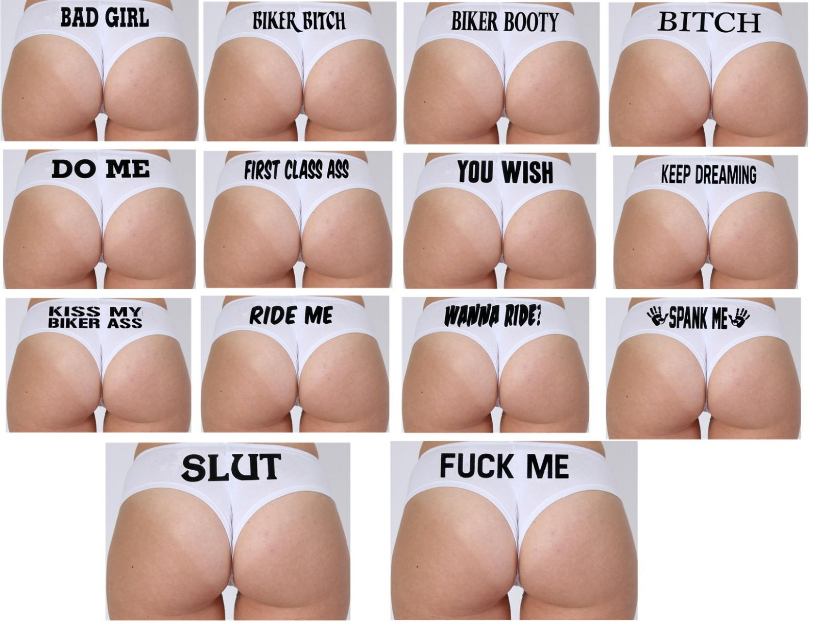 Women’s Hot Sexy Boy Shorts Sexy Lingerie Panties white
