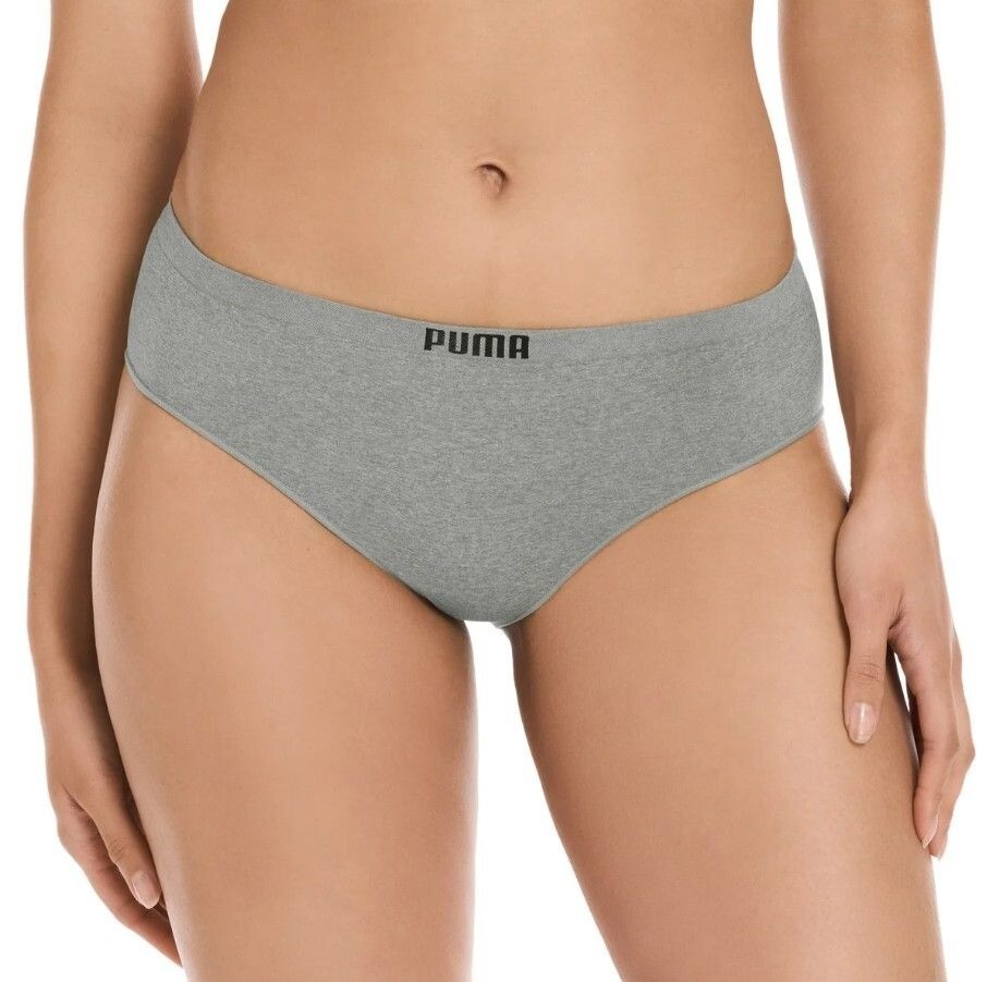 PUMA Med Underwear 4-Pack Seamless Bikini Underpants Medium Coverage Panties