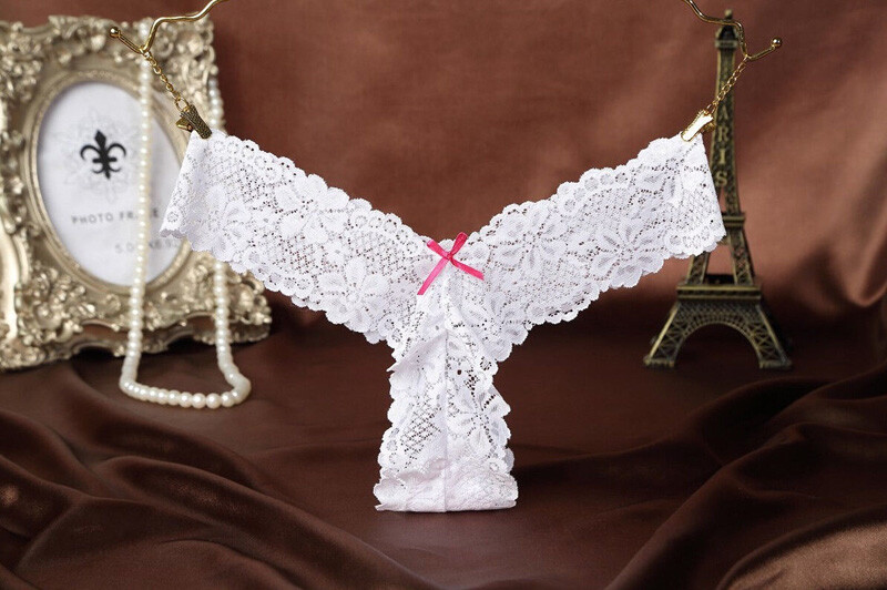 7 Pack Lot Sexy Womens Lace Panties Thongs G-string Low Rise Underwear Lingeries