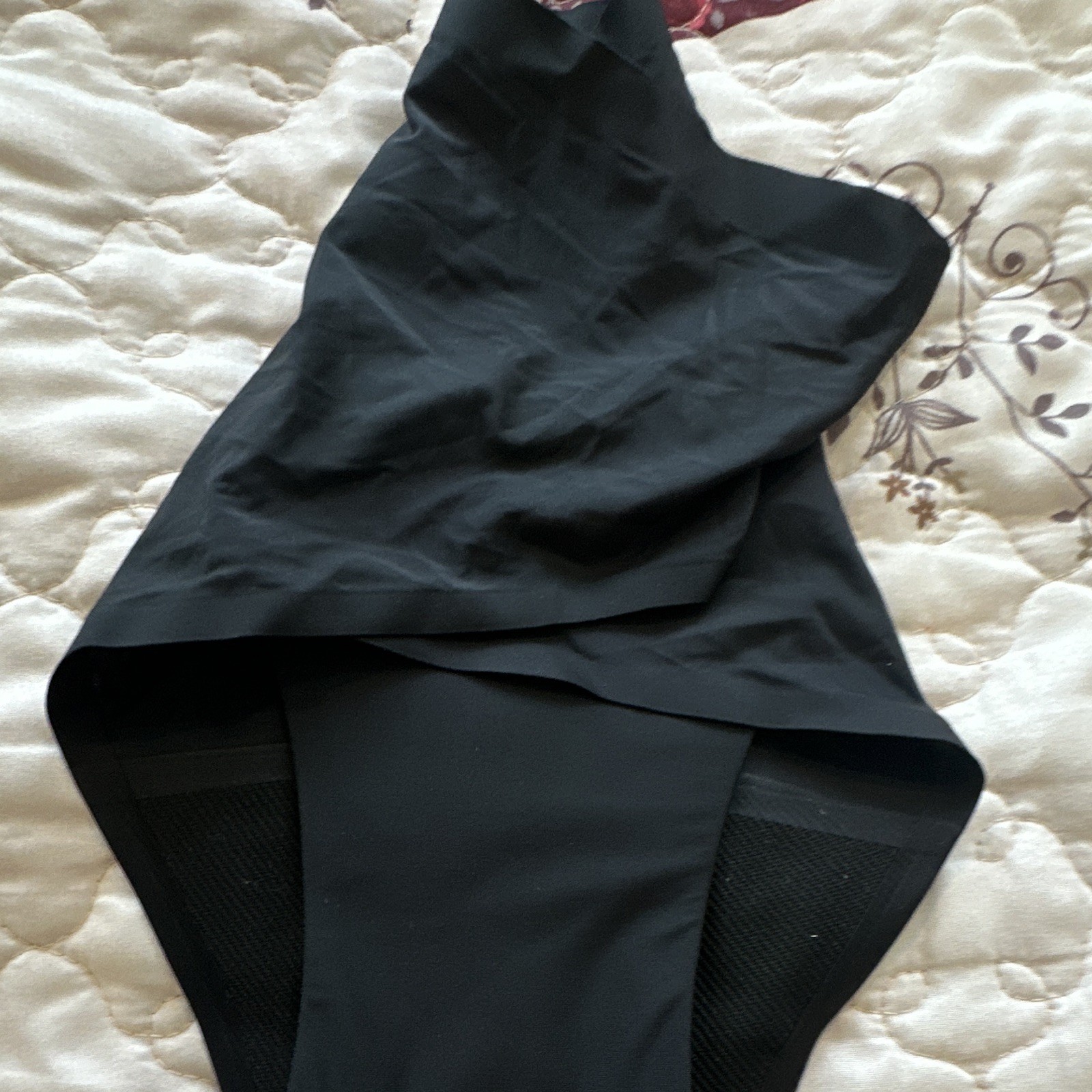 Women’s Seamless Bikini Panties Black Size L Solid Opaque Polyamide Elastane