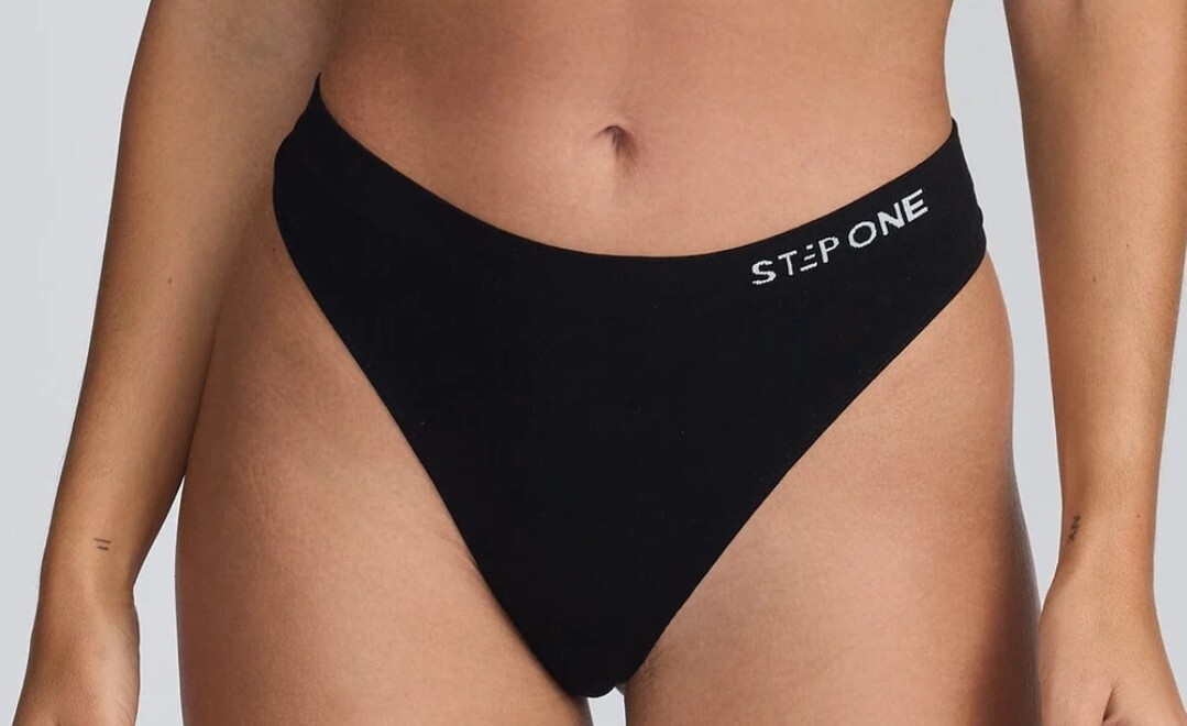 Step One Thong Espresso Tini Medium New