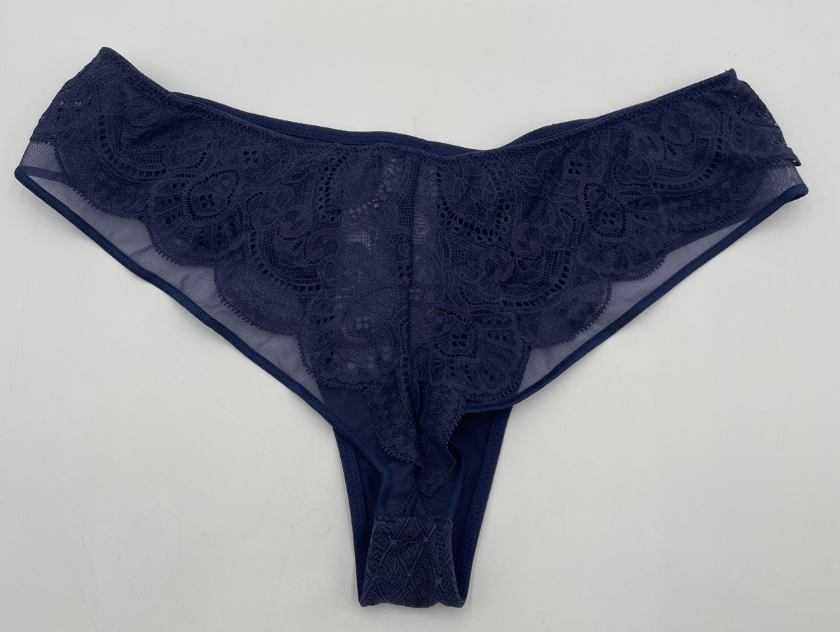 Sz 8 Rosa Faia Selma Brazilian Shorty Panties 1335 Patriot Blue NWT