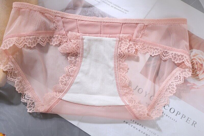 1/5 Pack Lot Womens Sexy Lace Sheer French Style Panties Underwear Knicker Brief