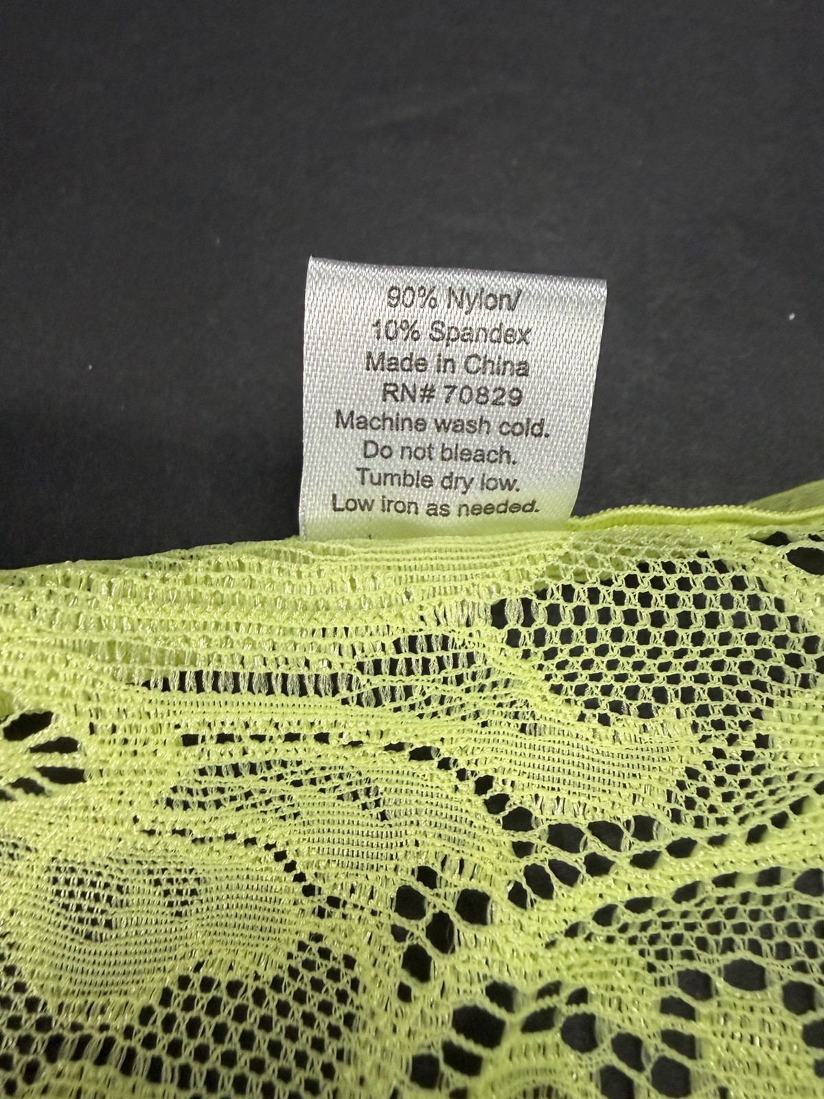 Rue21 True Women M Brazilian Panty Underwear See Through Mesh Sheer Floral Angel