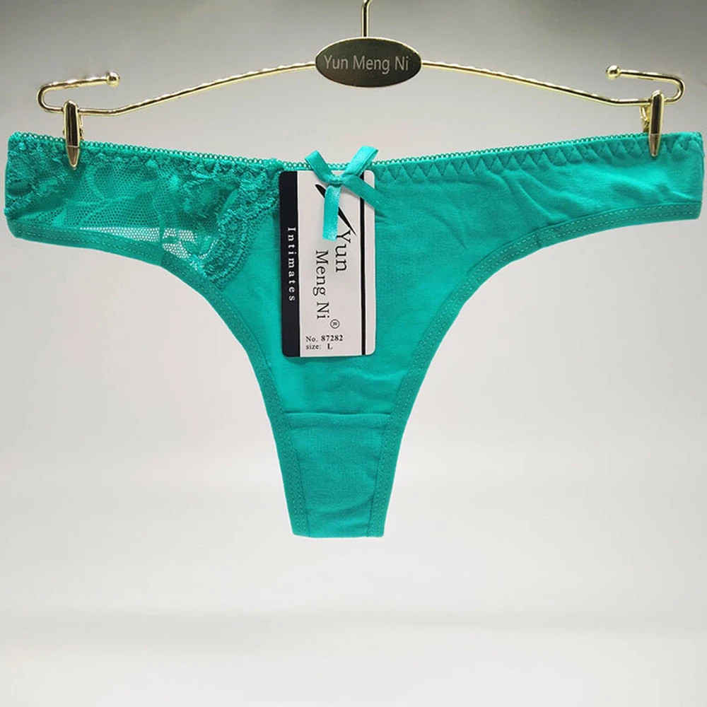 Women’s Cotton Thongs Lightweight Comfortable Cotton Knickers Panties | 3/6 Pack