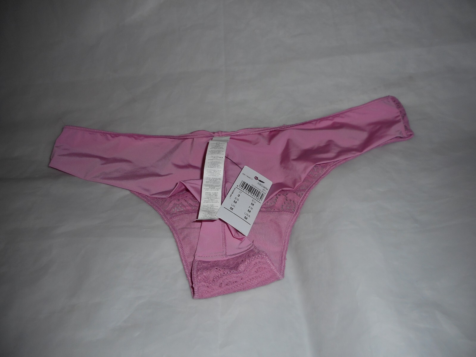 Intimissimi Women’s Brazilian Brief Panty Glacier Blue & Morning Pink Medium