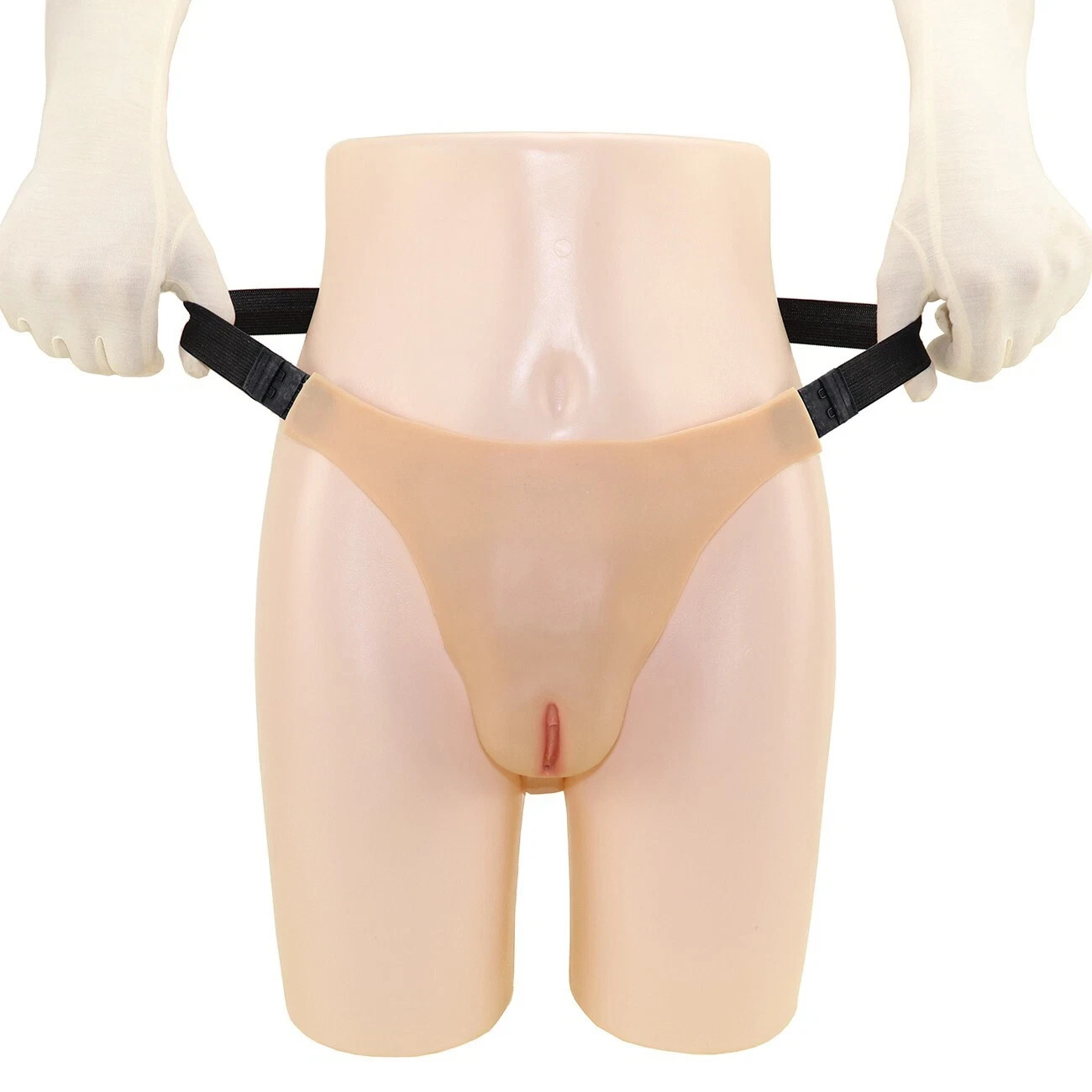 TRANSKIN Crossdresser Hiding Gaff Panty Insert Pads Silicone Fake Vagina Pad