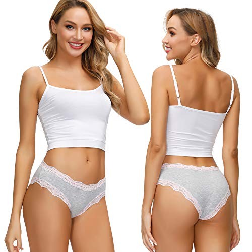 Women’s Underwear Soft Breathable Cotton Brief Small Multicolored F,5 Pack