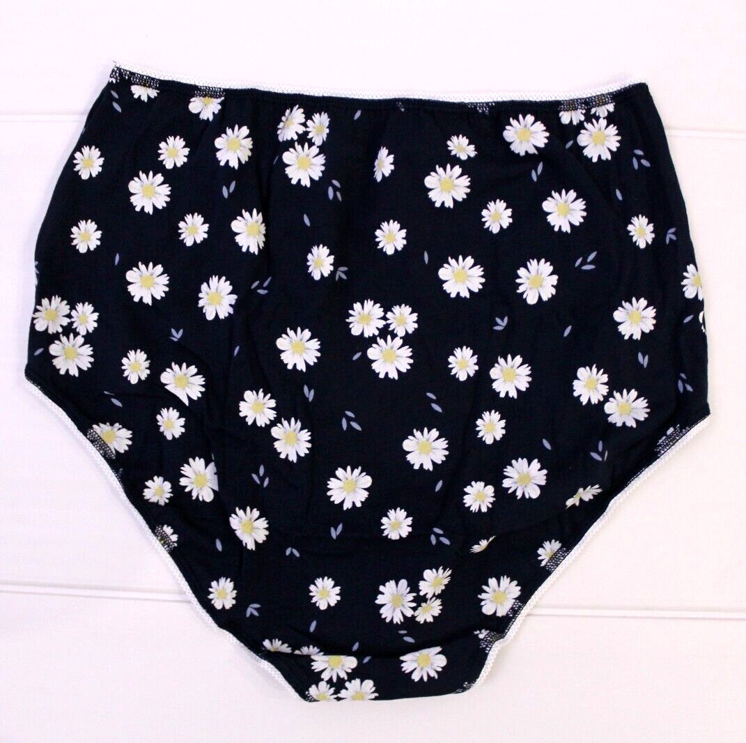 Ex M & S Ladies 5 Pack Cotton Lycra Full Briefs Knickers Underwear Size 10 to 24