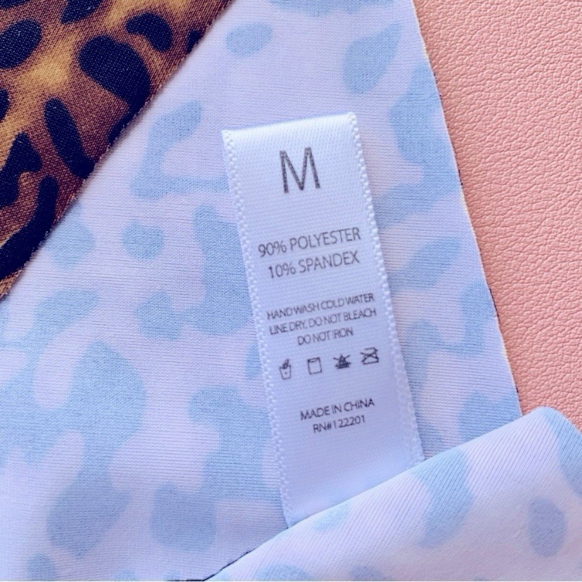Stylish leopard print panty from Luxe Girl. Size M. New