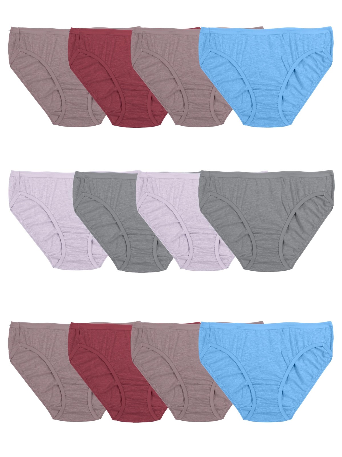 Fruit of The Loom Women’s Beyondsoft Underwear Bikini-cotton Blend-12 Colors 6