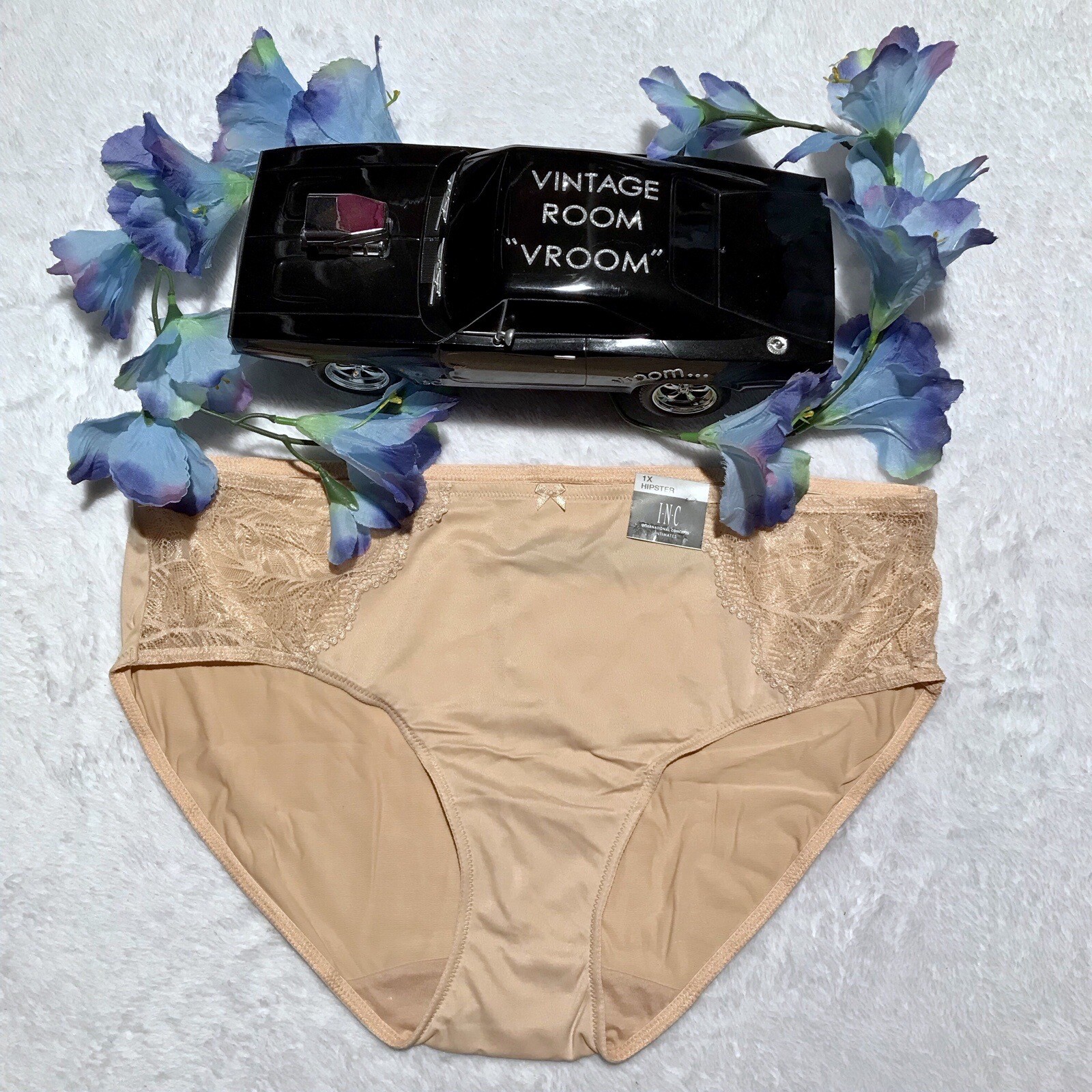 Inc International Concepts NWT Beige Hipster Panty Women 2X *Pls See Description
