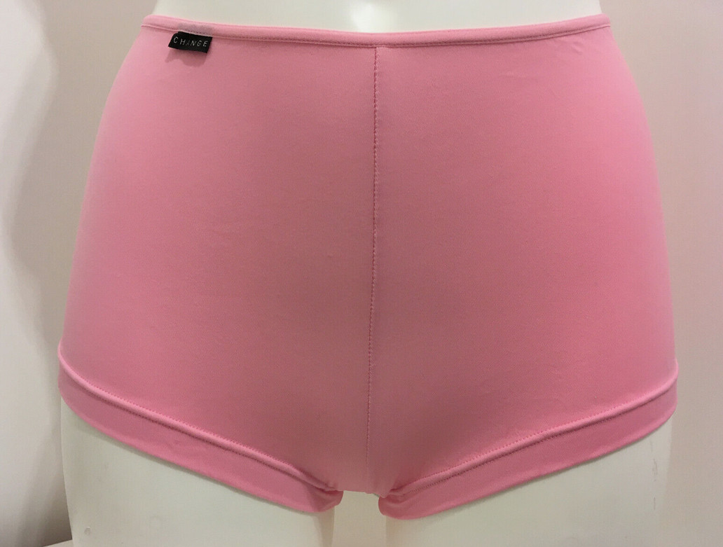 Change Pink Boyshorts Shorty Underwear Tactel Plain Clingy Ladies Underwear Pant