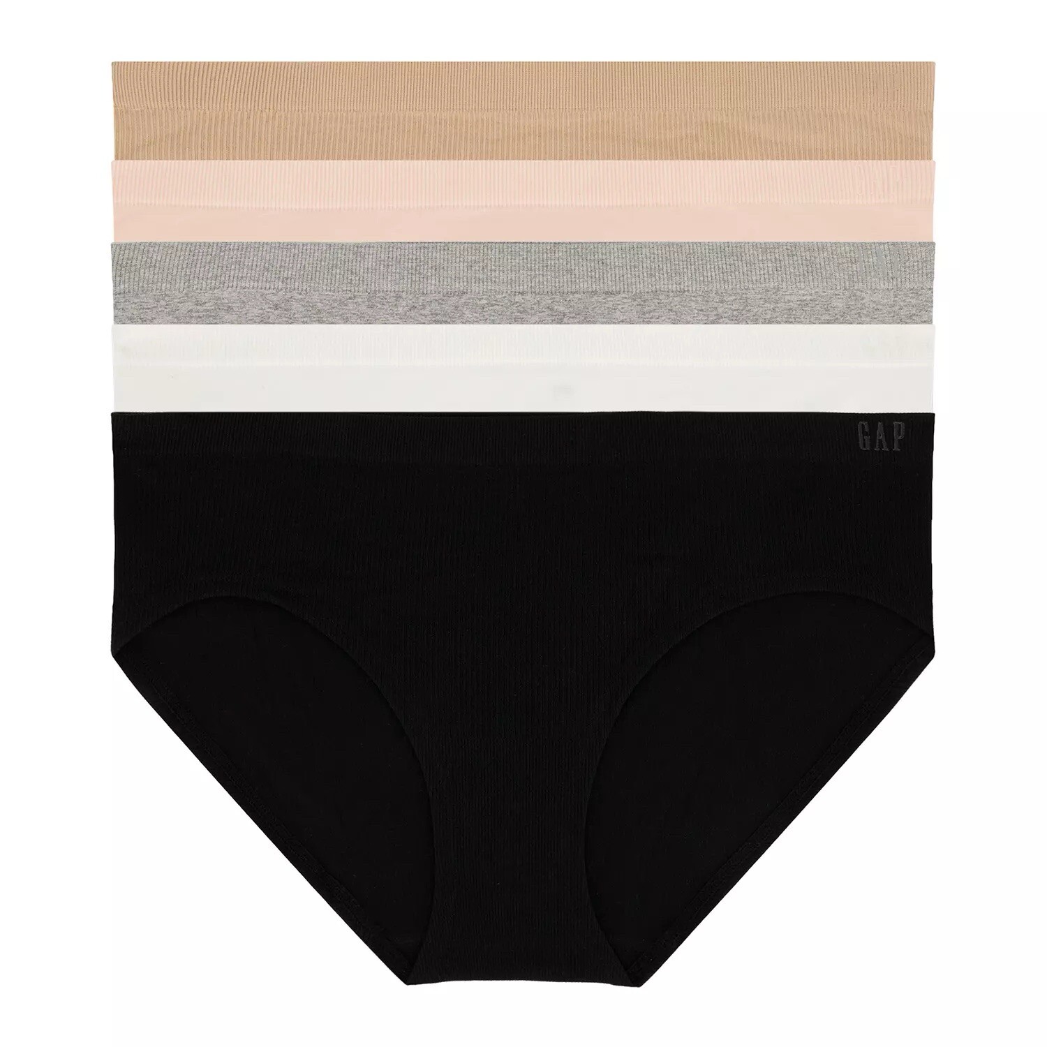 GapBody Women’s 5 Pack Seamless Hipster Size XXL Multi