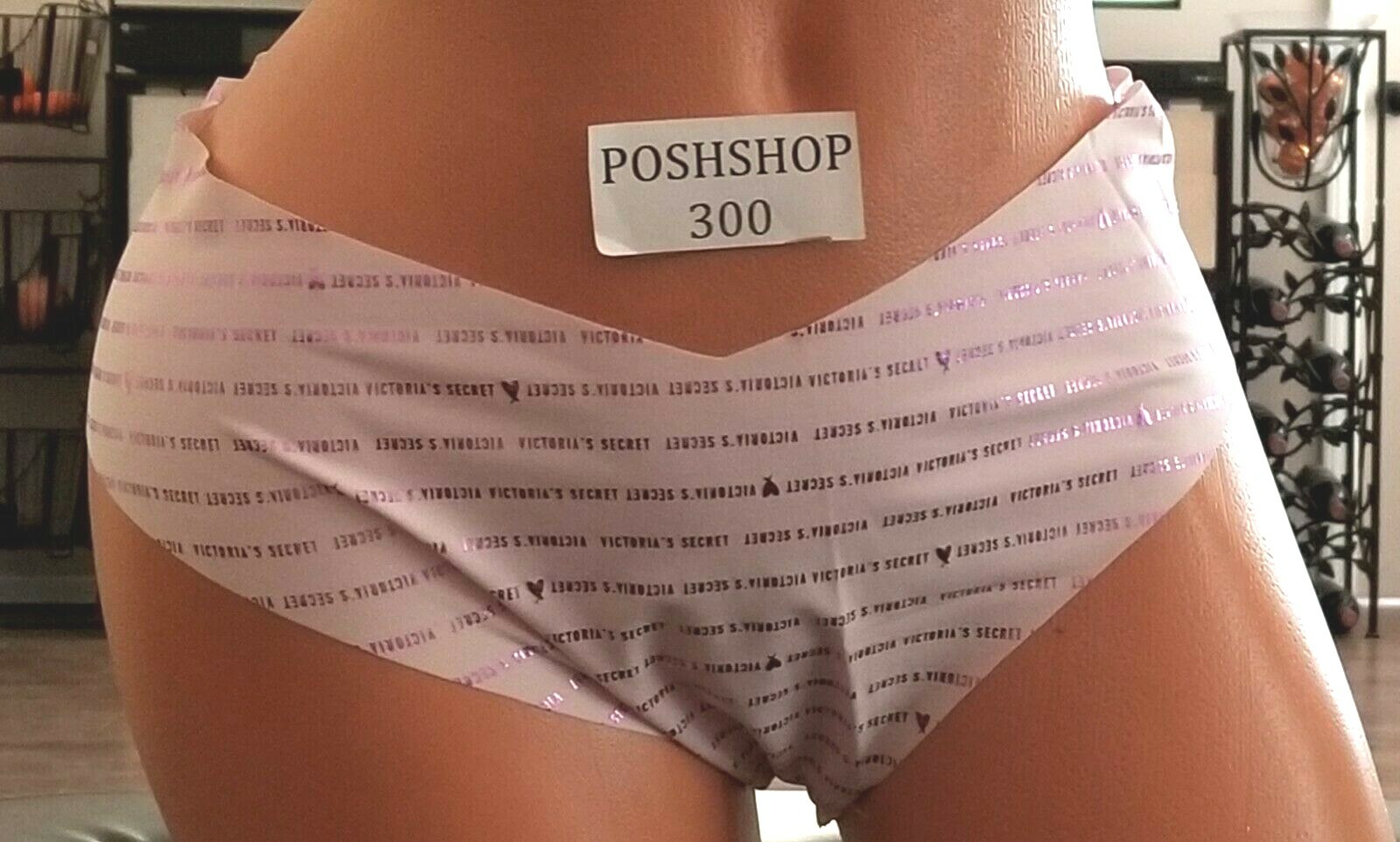 VICTORIA’S SECRET PALE PINK & PURPLE METALLIC FOIL CHEEKY SHIPS QUICK!!