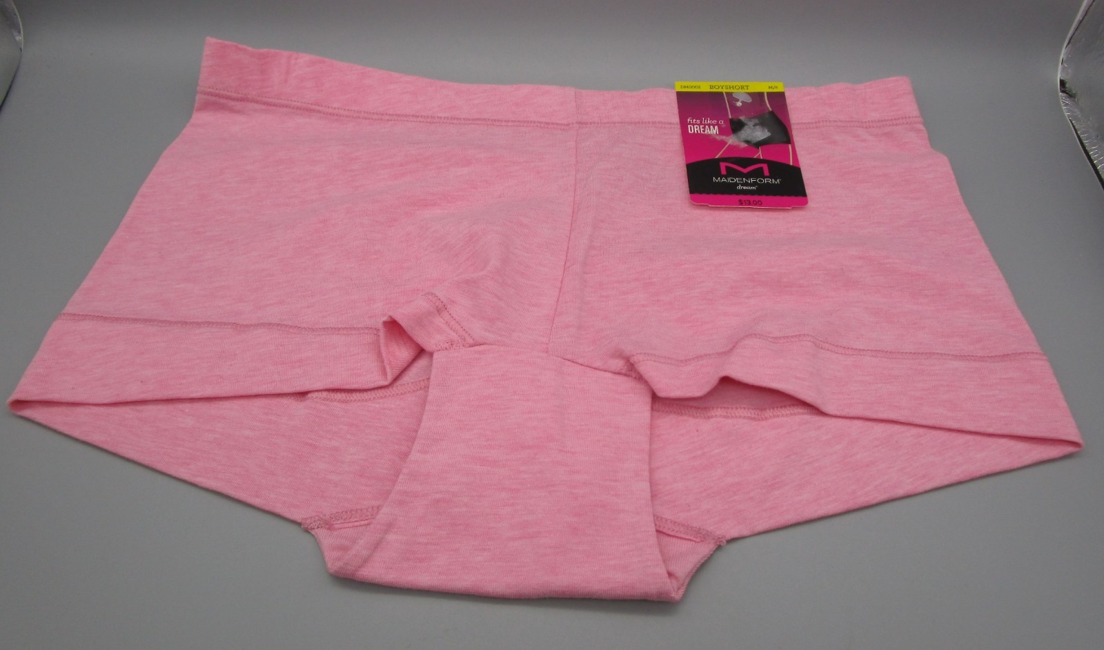 MAIDENFORM~M 6~DM0002~Pink Heather Dream Tailored Cotton Boyshort