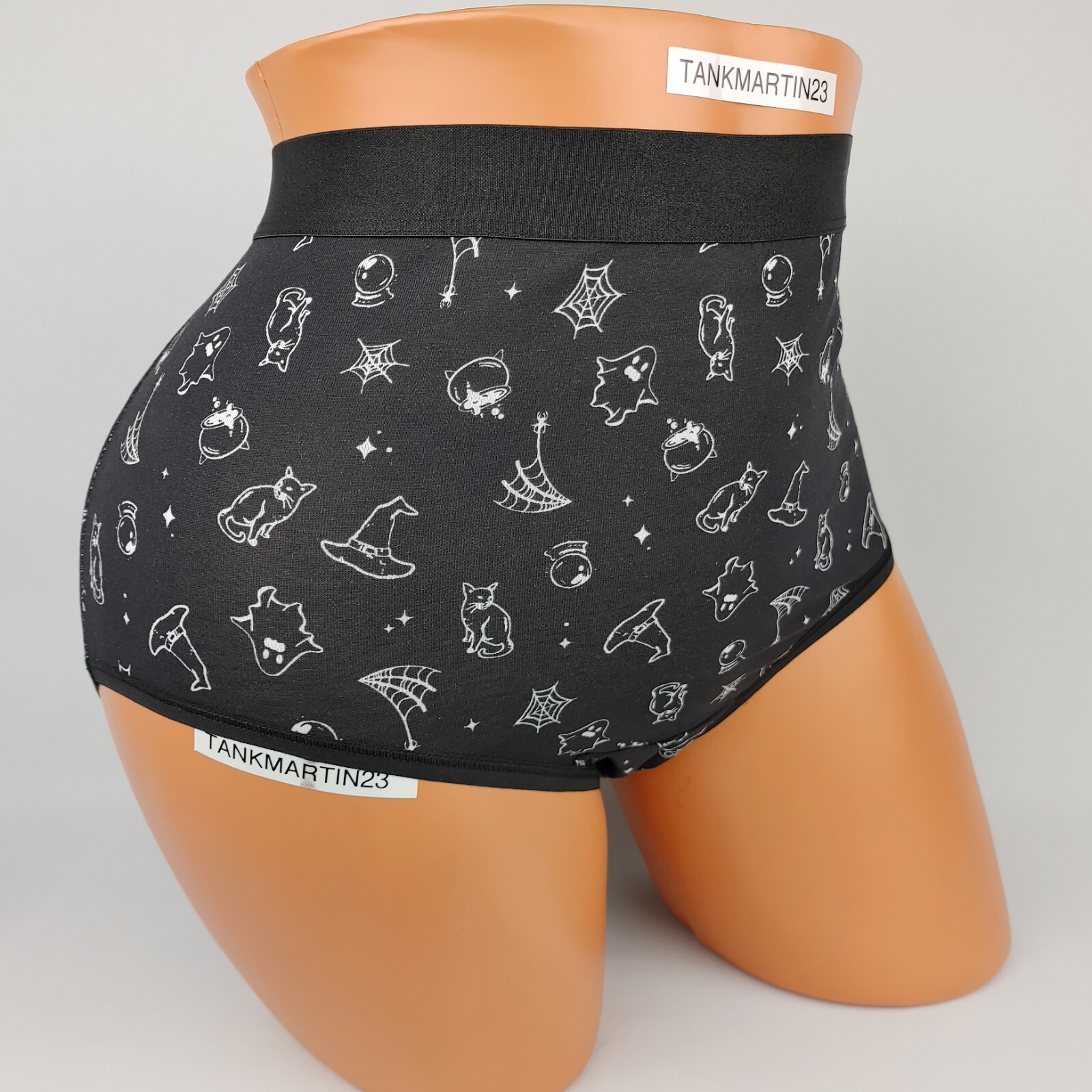 LANE BRYANT CACIQUE PLUS 14/16 COTTON FULL BRIEFS WITCH CAT GHOST PANTY PANTIES