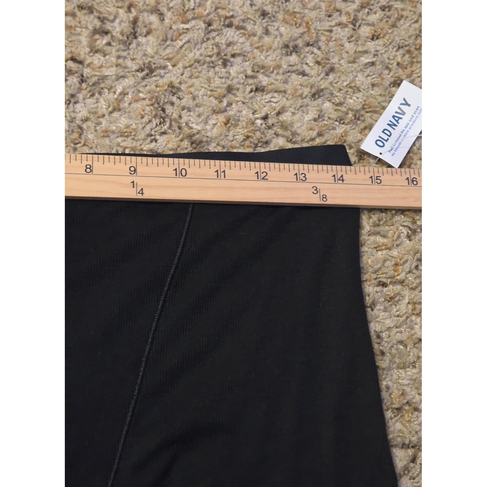 NWT Old Navy Ribbed Boxers Women’s Size Large Black