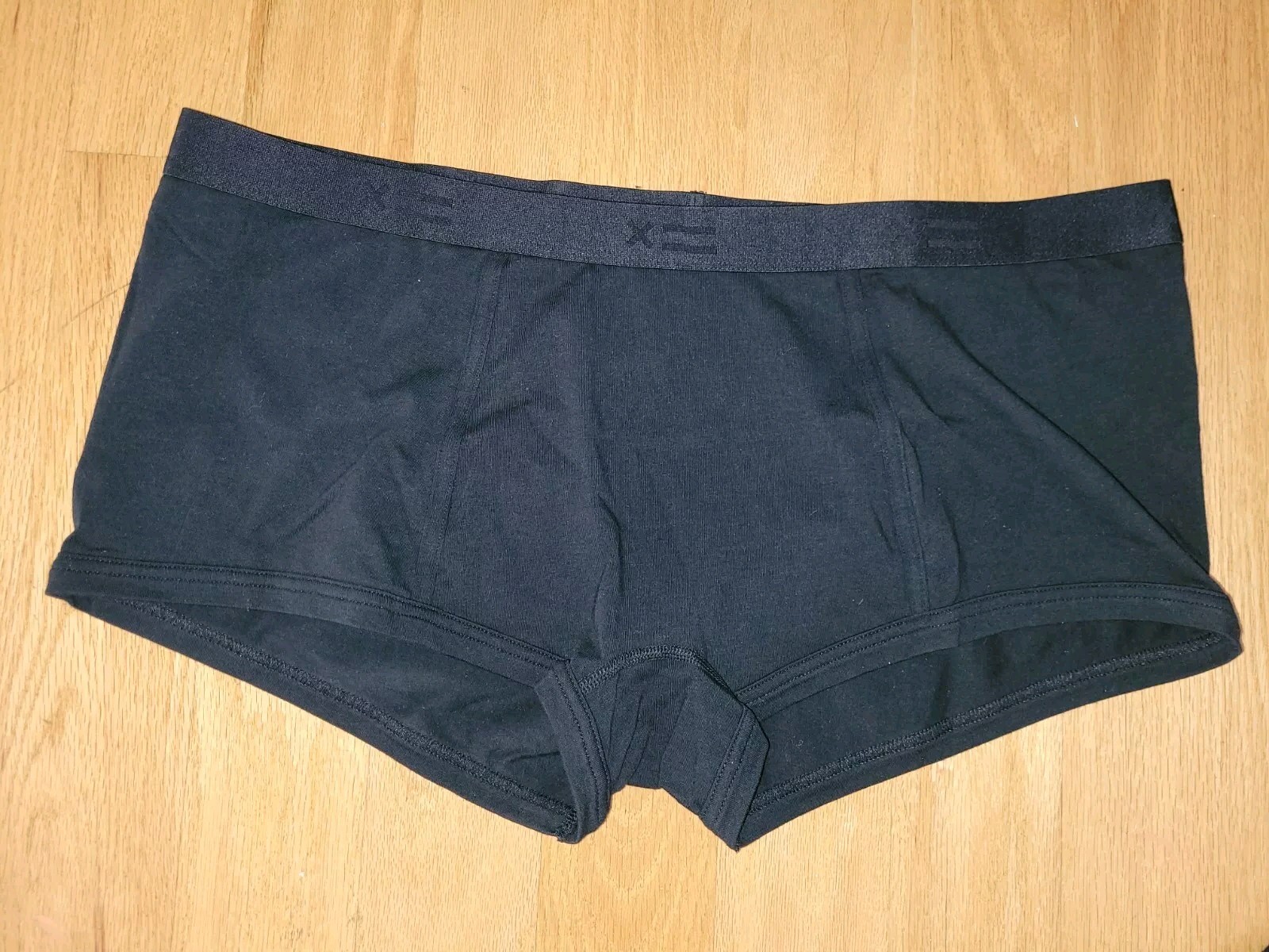 TomboyX Stretch Cotton Boxer Trunks Black Size 4X
