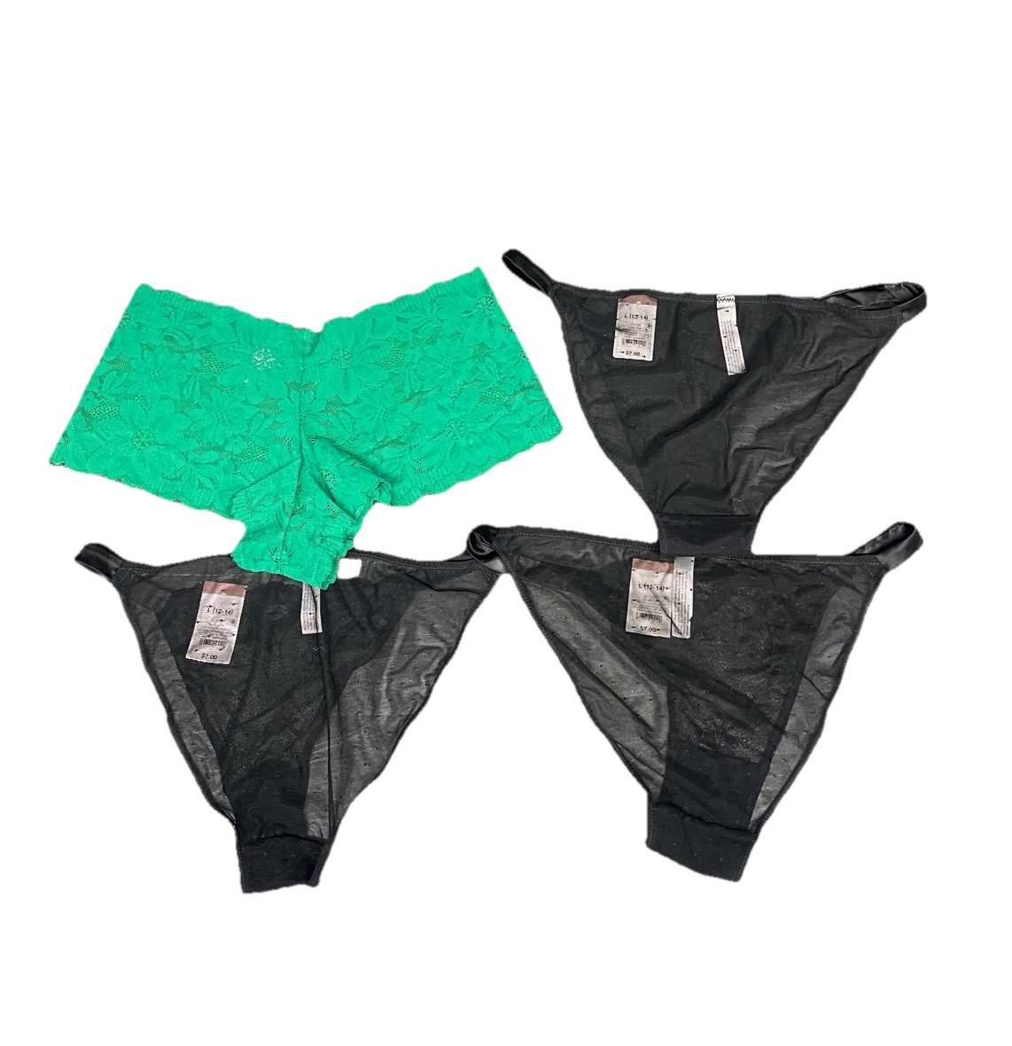 Auden Green Boyshort With Pantys 4 Pack | Women’s Size: Large (12-14)