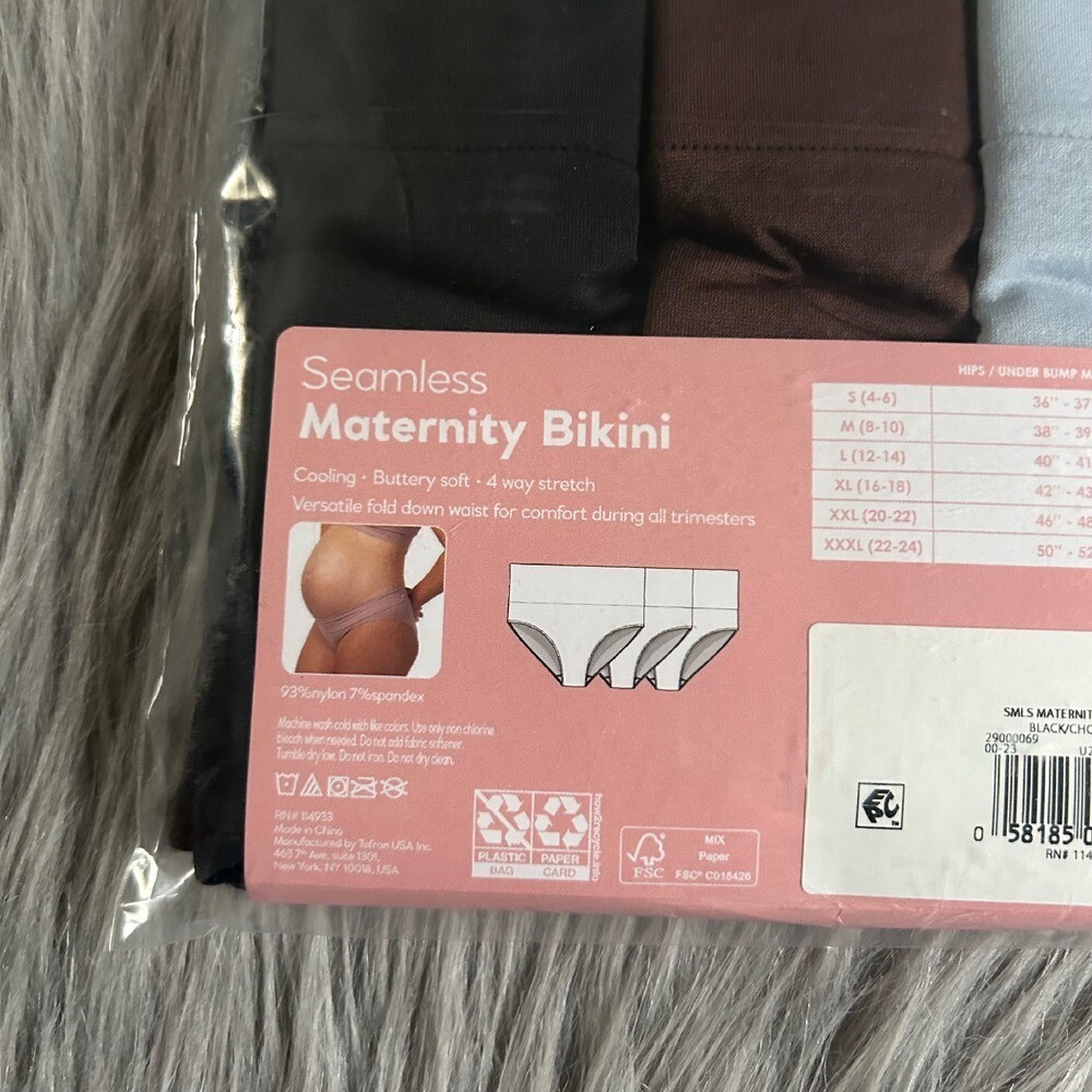 Destination Maternity Seamless Bikini Womens Size Small Cooling Buttery Soft